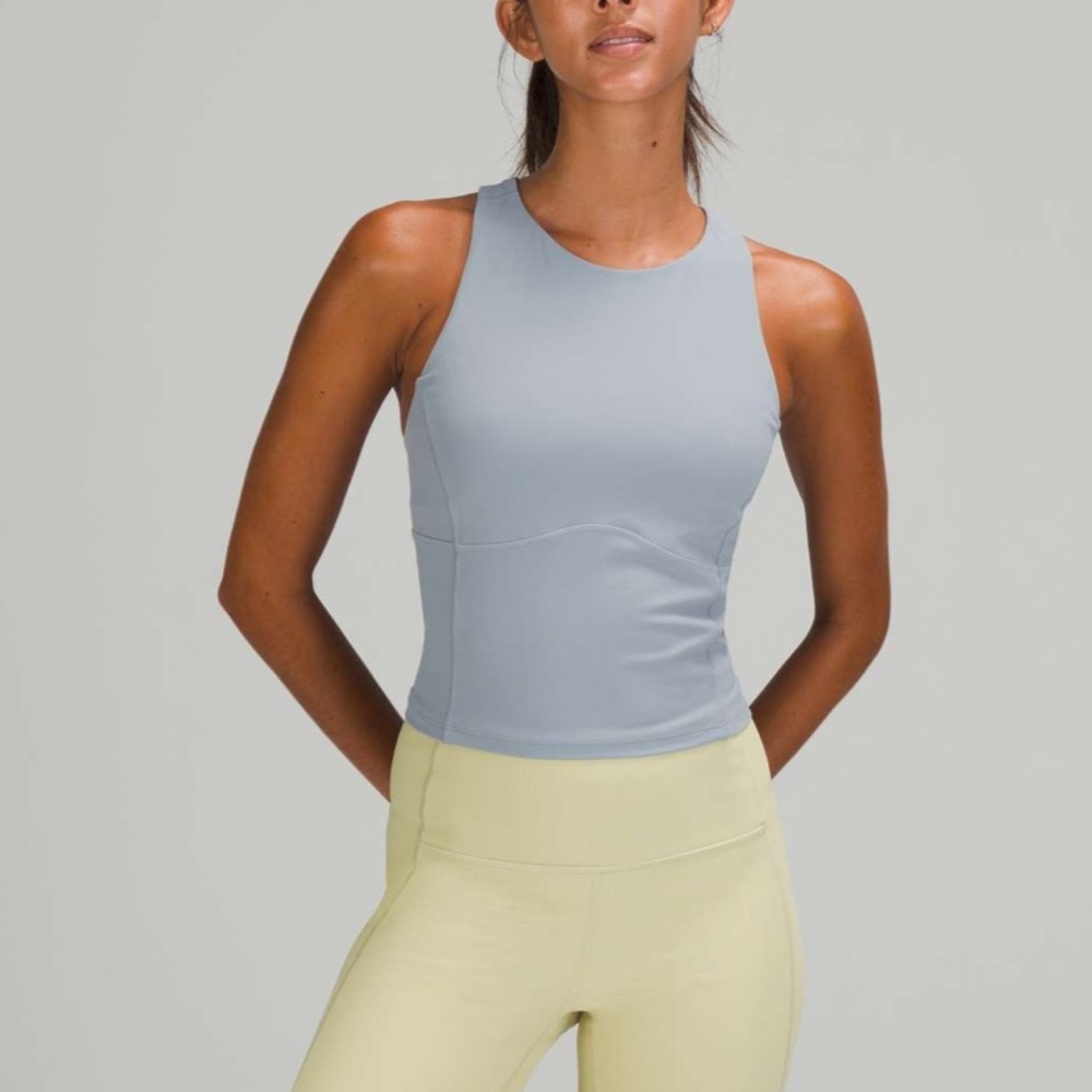 Lululemon Key to Balance Tank Top; Chambray